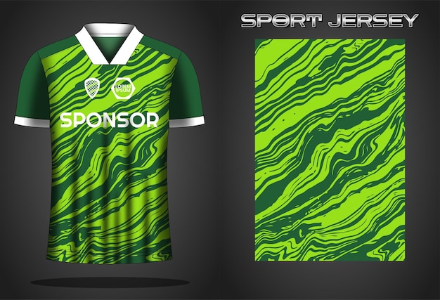 Soccer jersey sport shirt design template