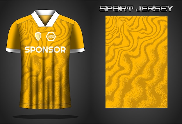 Soccer jersey sport shirt design template