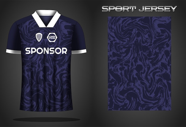 Soccer jersey sport shirt design template