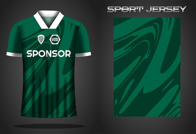 Soccer jersey sport shirt design template