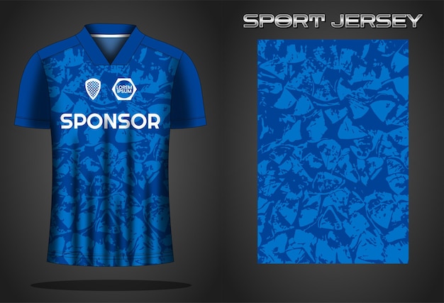 Soccer jersey sport shirt design template