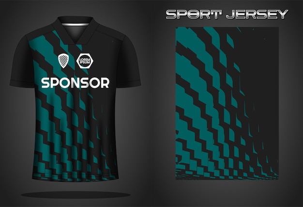 Soccer jersey sport shirt design template