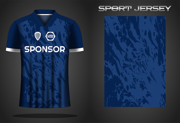 Soccer jersey sport shirt design template