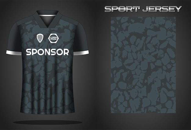 Soccer jersey sport shirt design template