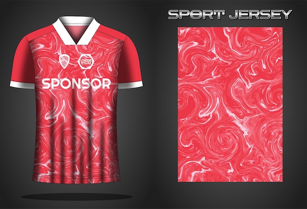 Soccer jersey sport shirt design template