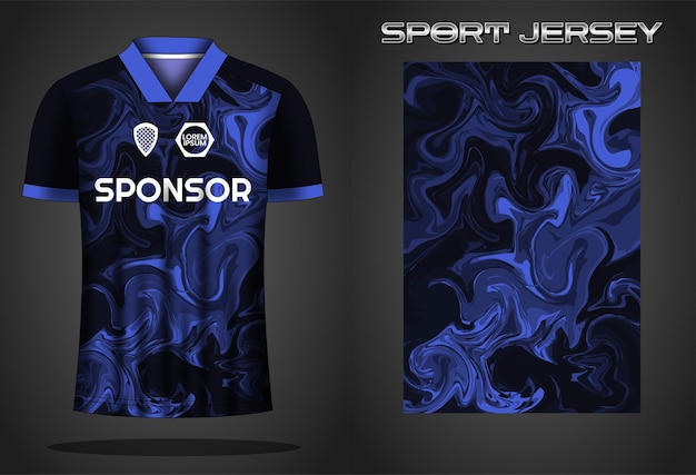 Soccer jersey sport shirt design template