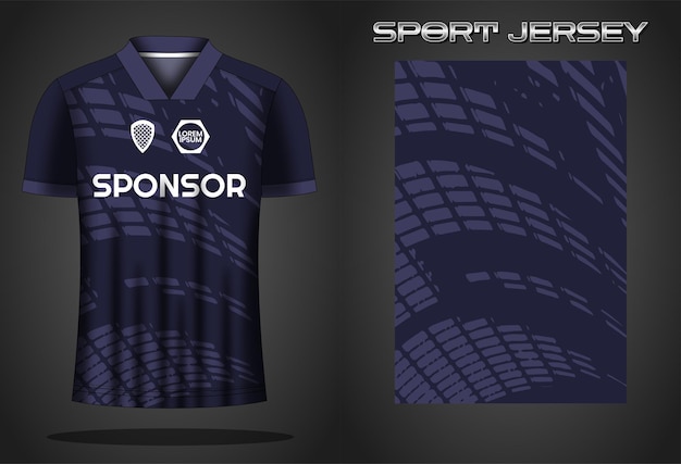 Soccer jersey sport shirt design template