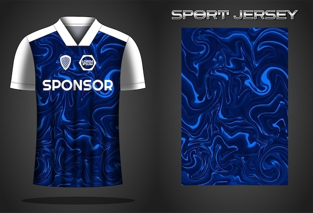 Soccer jersey sport shirt design template