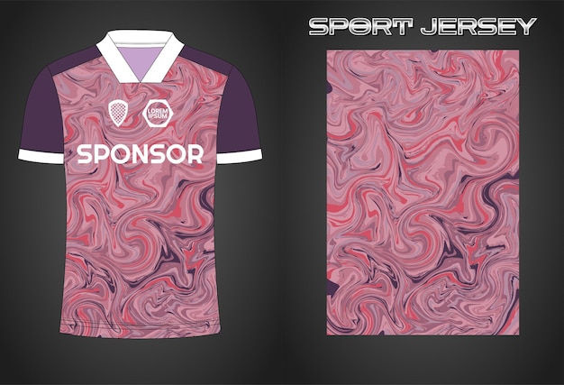 Soccer jersey sport shirt design template