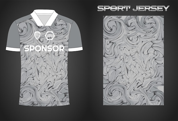 Soccer jersey sport shirt design template