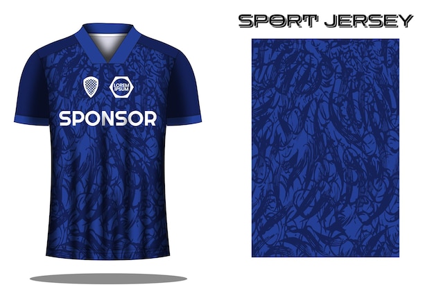 Soccer jersey sport shirt design template