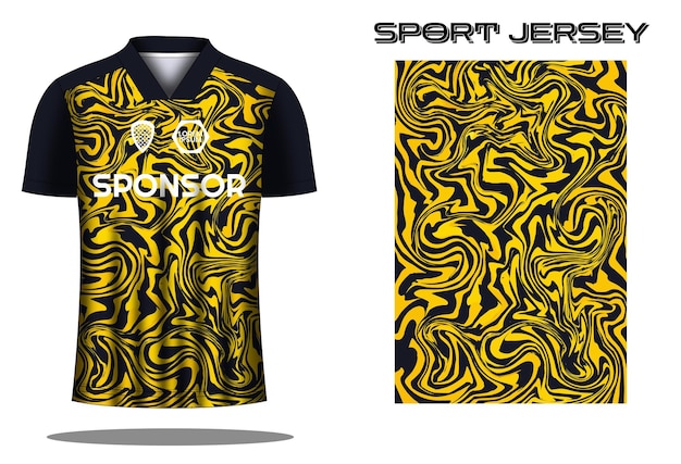 Soccer jersey sport shirt design template