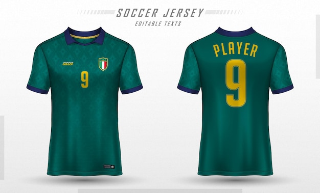 Soccer jersey template sport t-shirt design