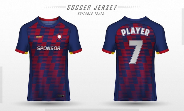 Soccer jersey template sport t shirt design