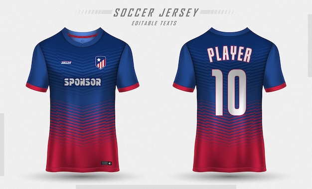 Soccer jersey template sport t shirt design