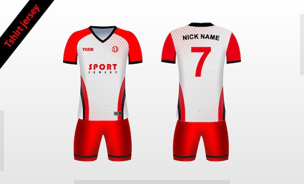 Soccer jersey template sport t shirt design