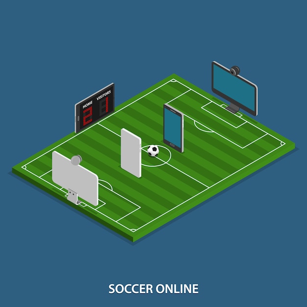 Soccer Online  Isometric  