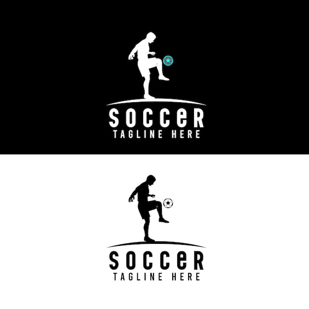 soccer players logo design