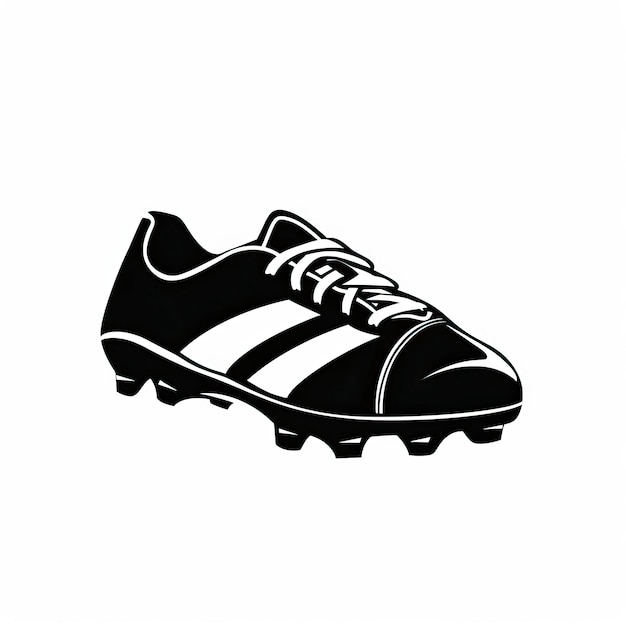 Vector soccer shoe icon simple vector