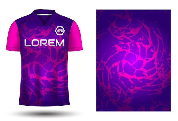 Soccer sport shirt jersey design template