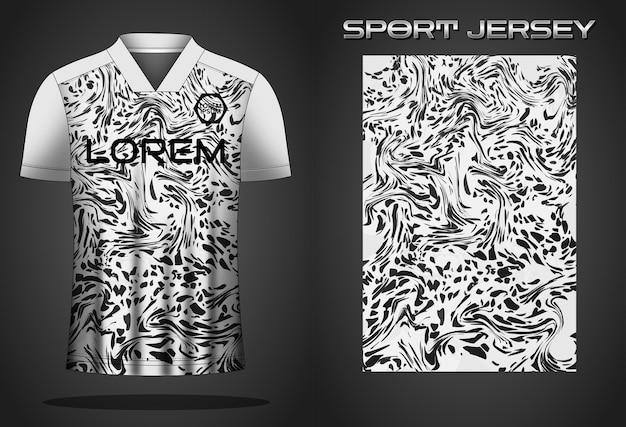 Soccer sport shirt jersey design template