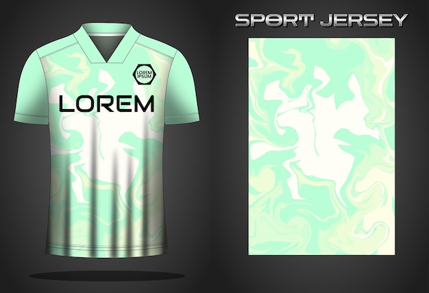 Soccer sport shirt jersey design template