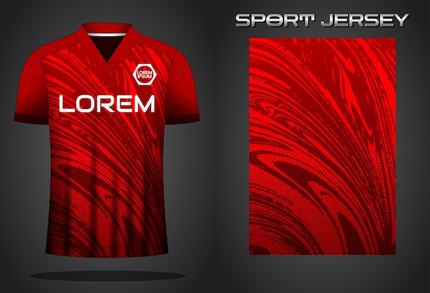 Soccer sport shirt jersey design template