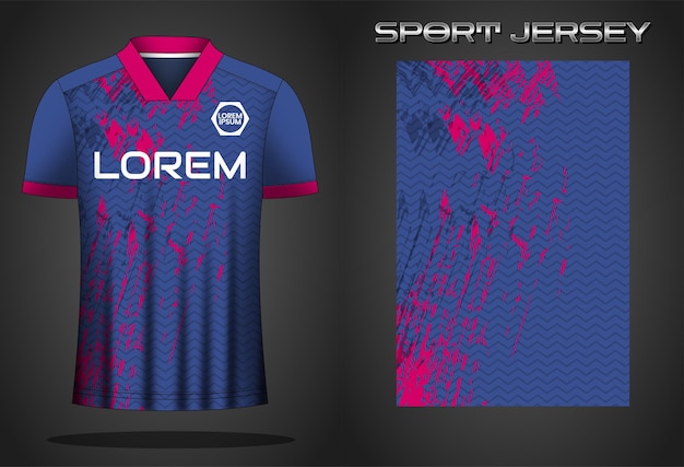 Soccer sport shirt jersey design template