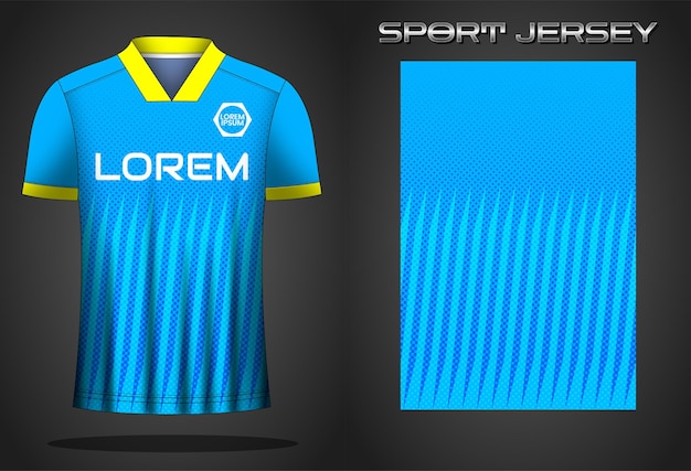 Soccer sport shirt jersey design template