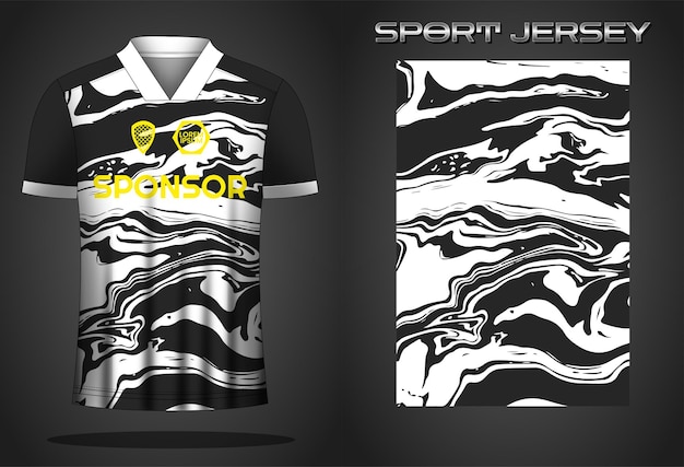 Soccer sport shirt jersey design template