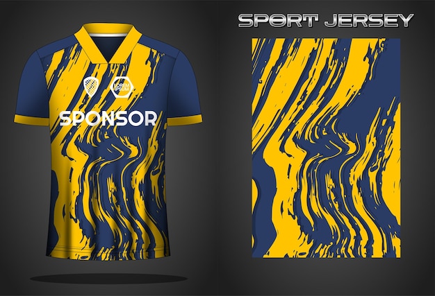 Soccer sport shirt jersey design template