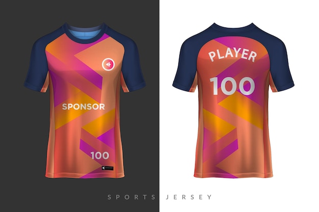 soccer sports jersey and tshirt design