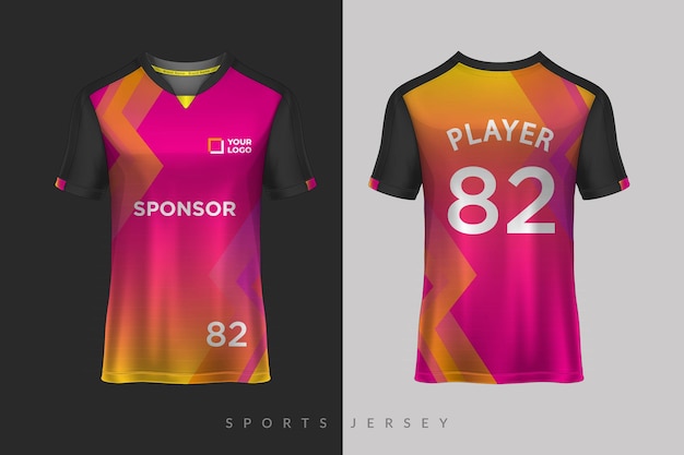 soccer sports jersey and tshirt design