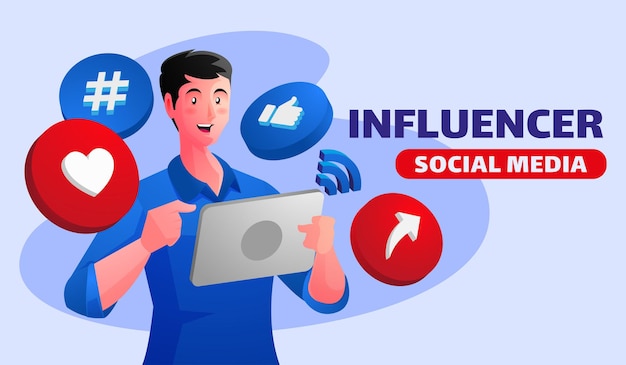 Social influencer concept