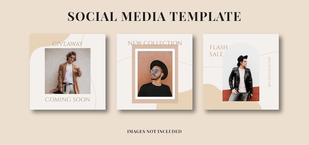 Social media advertisement template banner