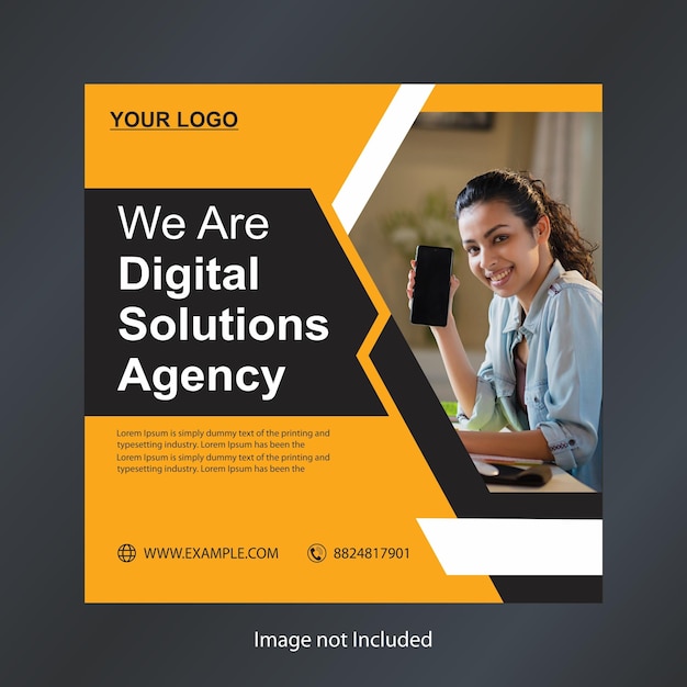 social media banner we are digital solutions agency