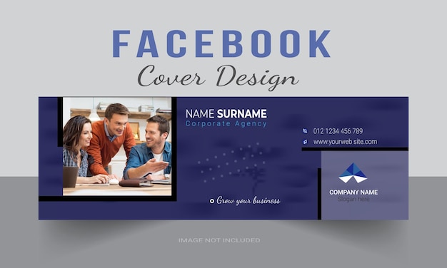 Social media cover or email signature template