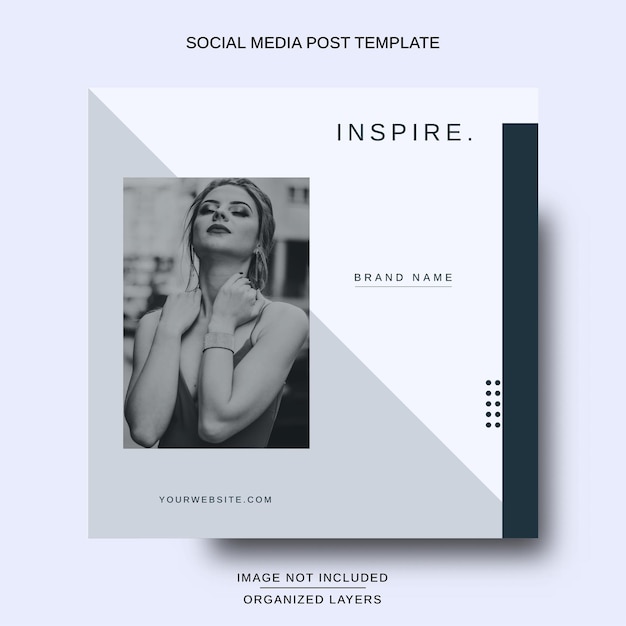 Social Media Design Minimalist for Fashion Style