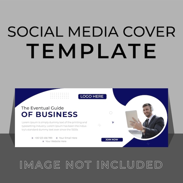 Social media facebook cover template design