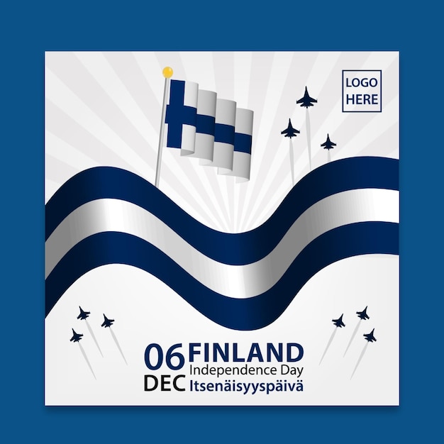 Social media feed for Finland Independence day