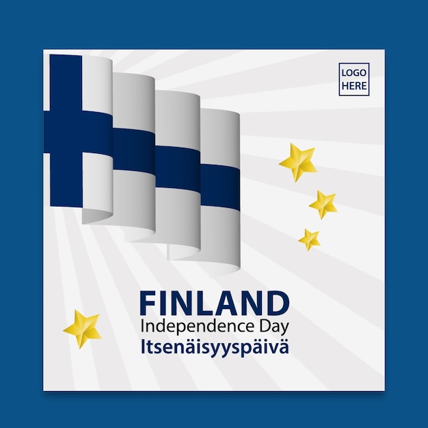 Social media feed for Finland Independence day