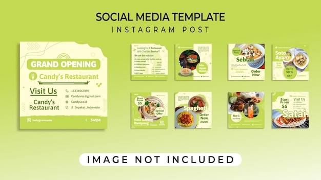 Social media Grand Opening template