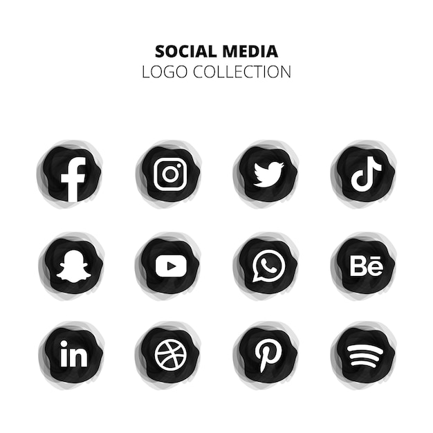 Vector social media icon pack