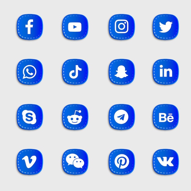 Social media icons pack