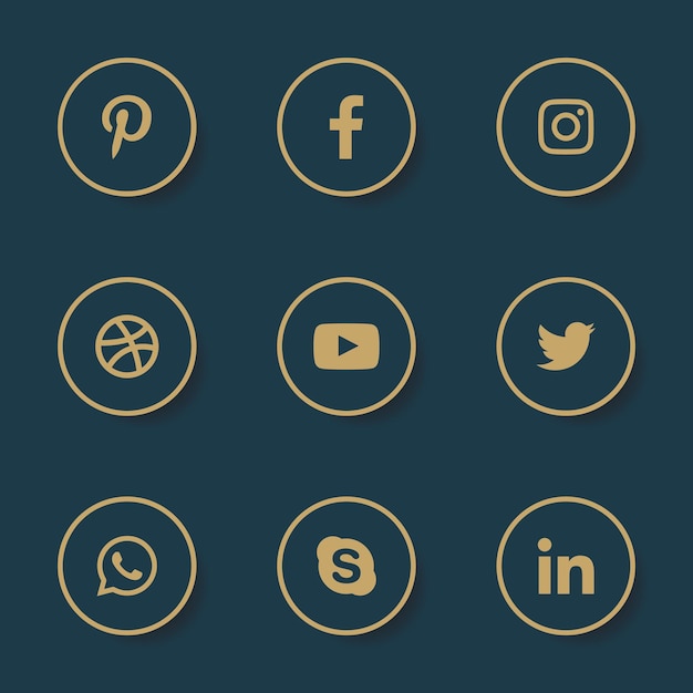 social media icons