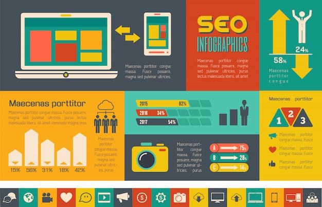 Social Media Infographic Template.