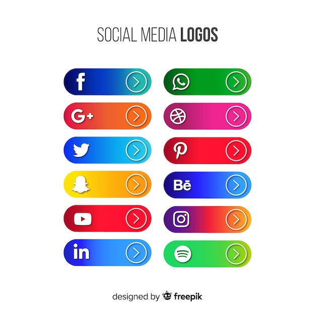 Social media logo collection