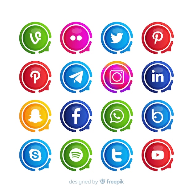 Social media logo collection