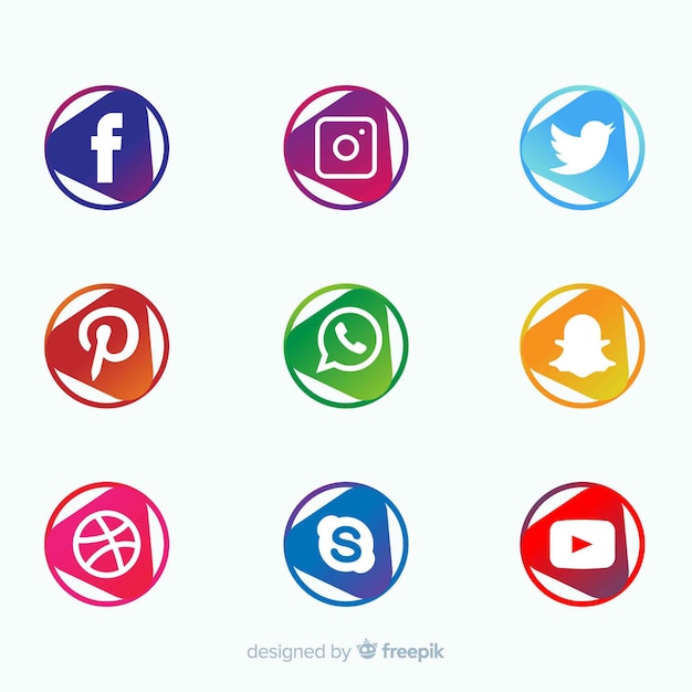 Social media logo collection