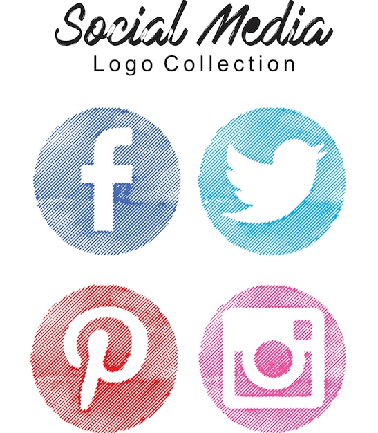 social media logo collection